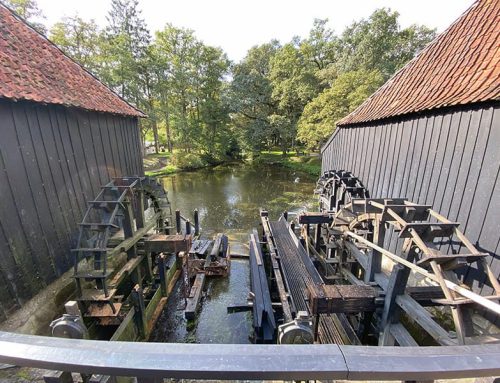 Groot onderhoud bij de watermolen